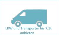 LKW und Transporter bis 7,5t anbieten